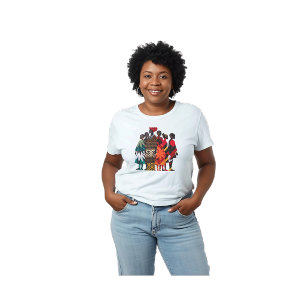 T-Shirt zum Feiern der Kunst weiblicher Quilter