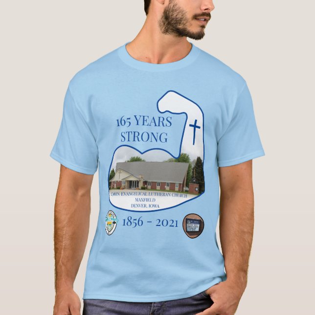 T - Shirt zum Jahrestag der Kirchenfeier (Vorderseite)