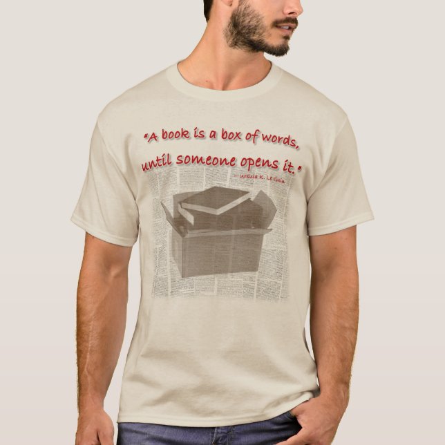 T - Shirt zum Lesen und Lesen (Vorderseite)