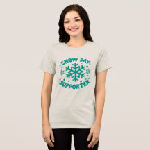 T-Shirt zum Schneeunterricht - Feiern Sie den Schn