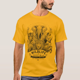 T-Shirt zum Schutz gefährdeter Tiere