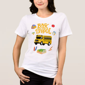 T-Shirt zum Zurück in die Schule Tri-Blend Shirt