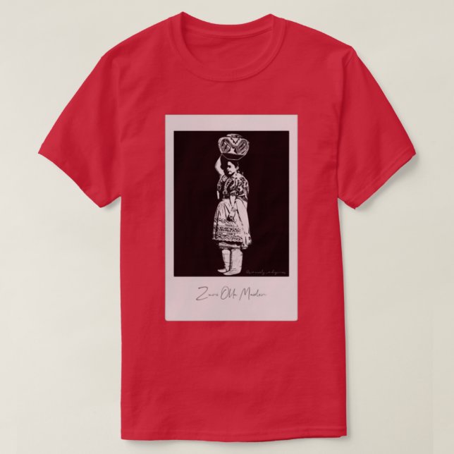 T-shirt Zuni Olla Maiden Mes ancêtres  (Design devant)