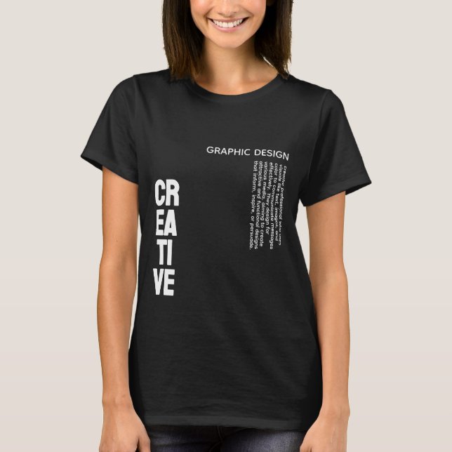 T - Shirt zur Definition von kreativem Design (Vorderseite)