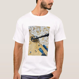 T - Shirt zur Erkennung von Metallen am Strand - F