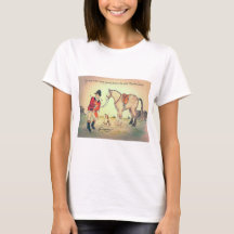 T - Shirt zur Jagd auf Graupferde mit Gandhi-Zitat