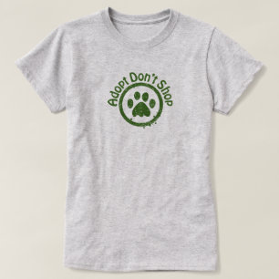 T-Shirt zur Rettung von Hunden: Adoptiere nicht ka