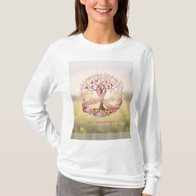 T - Shirt zur Sensibilisierung für Brustkrebs (Vorderseite)