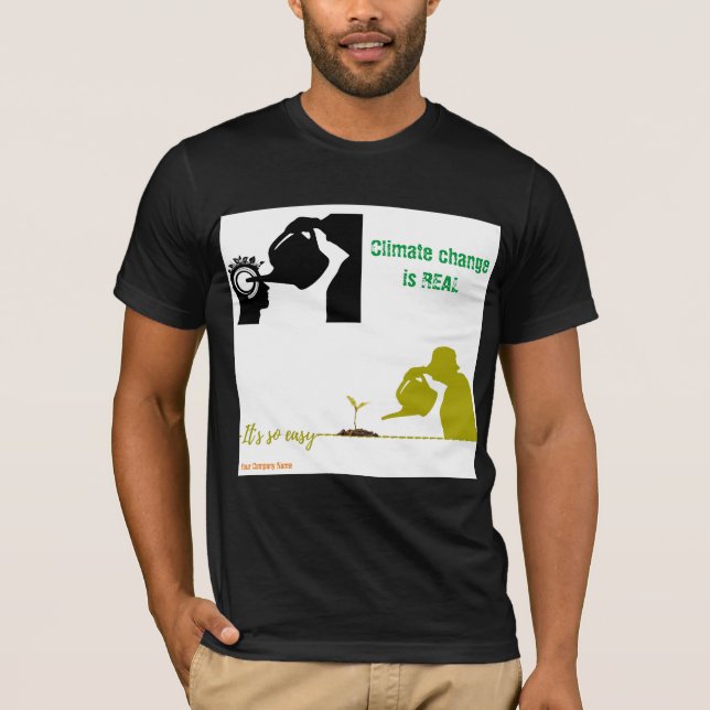 T - Shirt zur Sensibilisierung für den Klimawandel (Vorderseite)