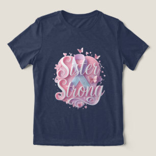 T-Shirt zur Sensibilisierung für Krebs bei Schwest Tri-Blend Shirt