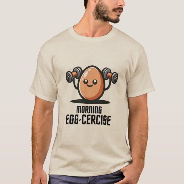 T-Shirt zur Sonnenaufgang-Fitness (Vorderseite)