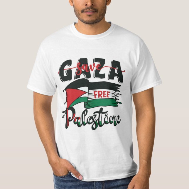 T - Shirt zur Unterstützung der palästinensischen  (Vorderseite)