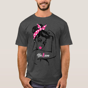 T-Shirt zur Unterstützung des Brustkrebs-Kriegers 