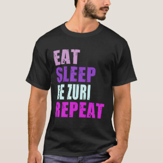 T-shirt Zuri Eat Sleep Be Repeat Zuri