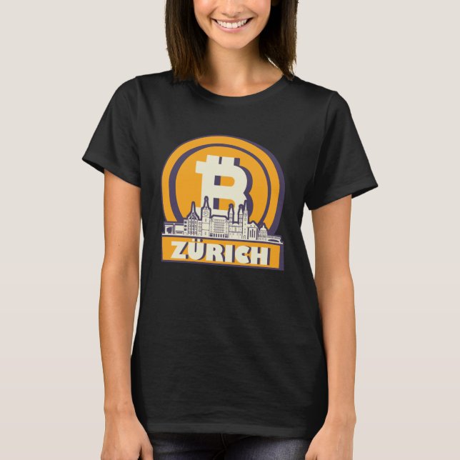 T-shirt Zürich Bitcoin Maximalist (Devant)