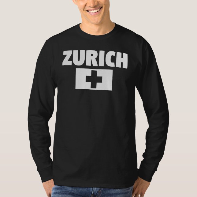 T-shirt Zurich Switzerland (Devant)