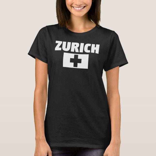 T-shirt Zurich Switzerland (Devant)