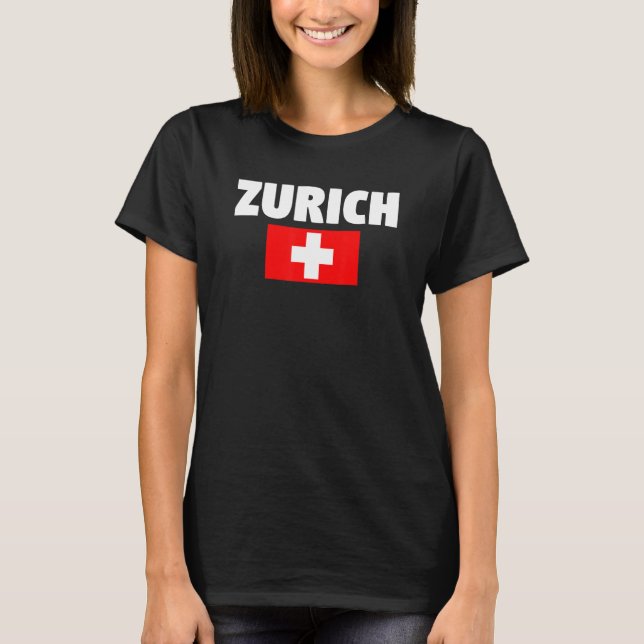 T-shirt Zurich Switzerland (Devant)