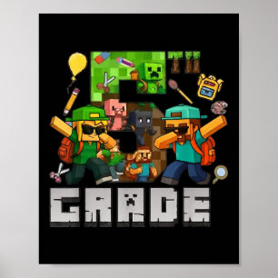 T-Shirt "Zurück zur Schule" 5. Stufe des Abbierspi Poster