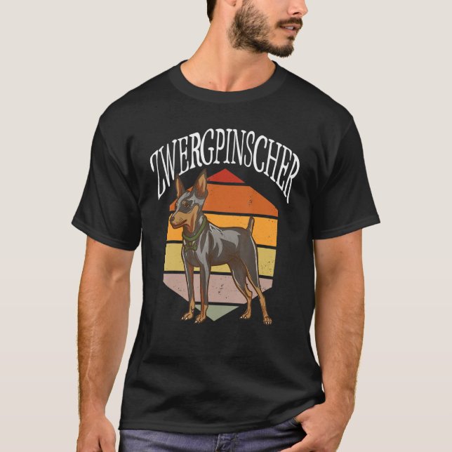 T-shirt Zwergpinscher - Dog Identification - Dogs Lover -  (Devant)
