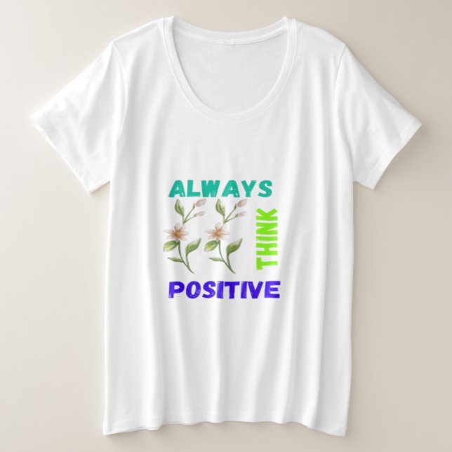 T-ShirtKlassische Ausstattung Große Größe T-Shirt (Design vorne)