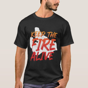T-shirts à design unique pour garder le feu allumé