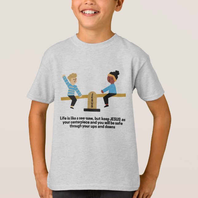 T-shirts à visière pour jeunes (Devant)