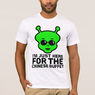 T-SHIRTS ALIENS DE BUFFET CHINOIS