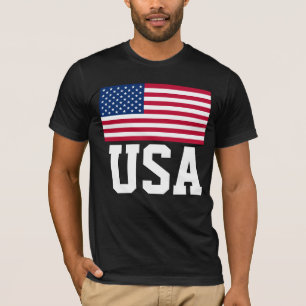 T-SHIRTS AMÉRICAINS EN DRAPEAU TEE - SHIRT