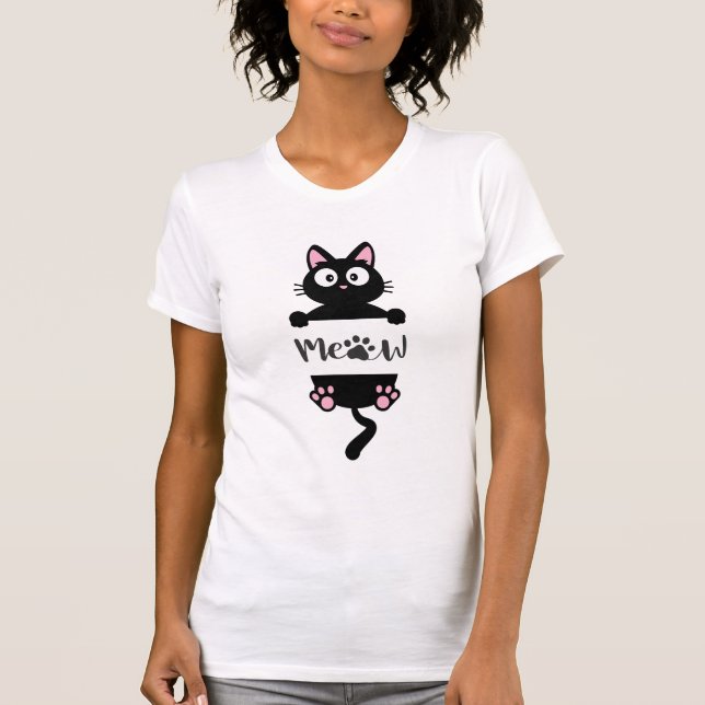 T-shirts Amoureux de les chats pour femmes (Devant)