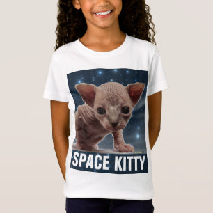 T-shirts amusants CAT SPACE