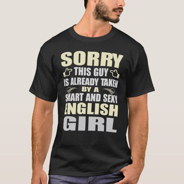 T-SHIRTS ANGLAIS INTELLIGENTS ET SEXY DE FILLE (Devant)