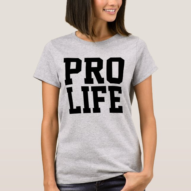 T-shirts ANTI-AVORTEMENT pour dames (Devant)