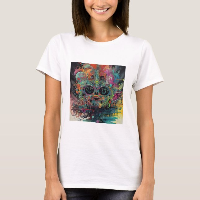 T-Shirts art abstrait (Devant)