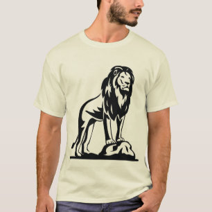 T-shirts au visage de Lion