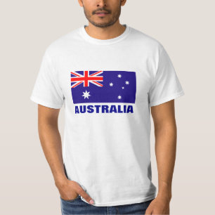 T-shirts australiens de drapeau