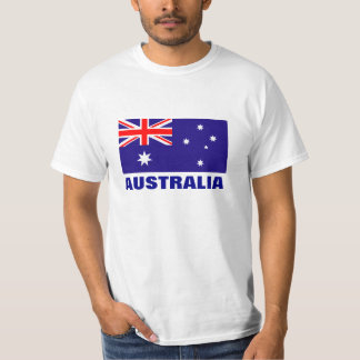 T-shirts australiens de drapeau