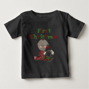 T-shirts Baby and Père Noël Dog