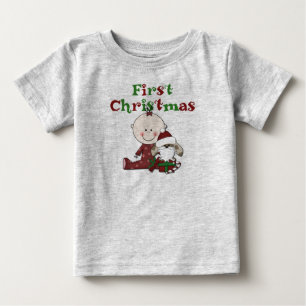 T-shirts Baby and Père Noël Dog