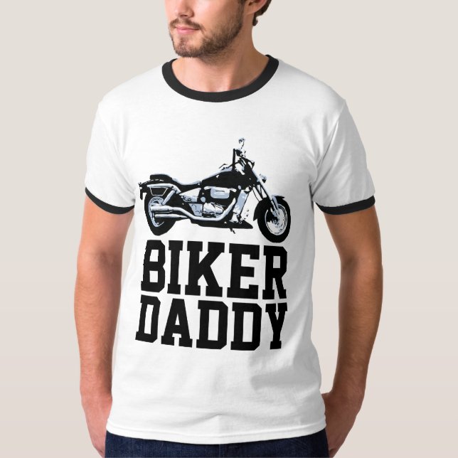 T-shirts BIKER DAD DADDY (Devant)