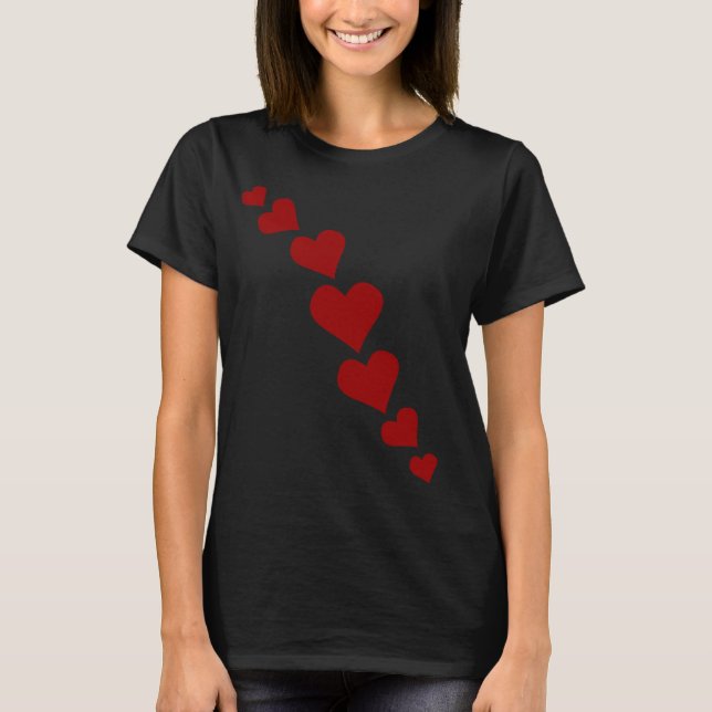 T-shirts bio de la Saint-Valentin pour femmes (Devant)