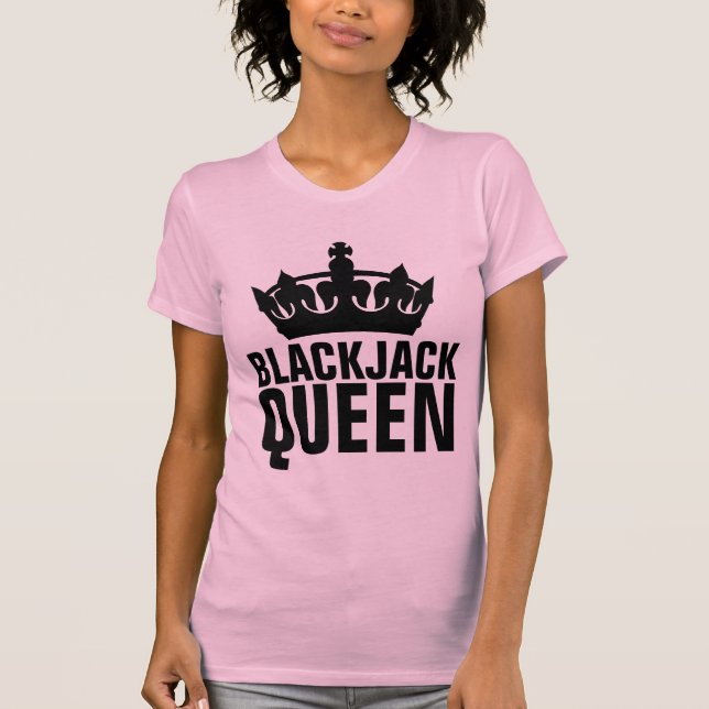 T-shirts BLACKJACK QUEEN (Devant)