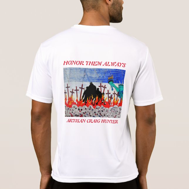 T-Shirts blass (Rückseite)