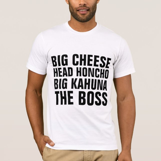 T-shirts BOSS amusants, Honcho de tête, Grand From (Devant)