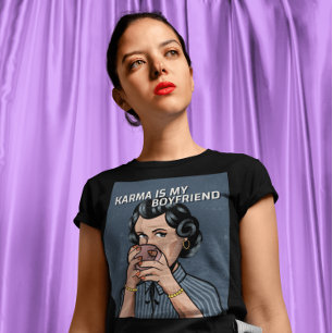 T-SHIRTS CAFÉ FEMME RÉTRO DRÔLES FEMME AU FOYER