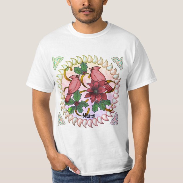 T-shirts Cardinal Ribbons (Devant)