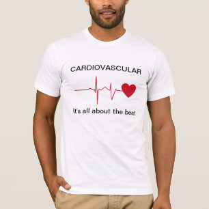T-shirts cardio-vasculaires de santé de coeur