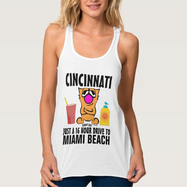 T-shirts CAT CINCINNATI OHIO GIBBY (Devant)
