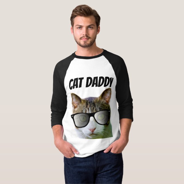 T-shirts CAT DAD DADDY (Devant entier)