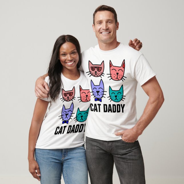 T-shirts CAT DADDY DAD (Unisexe)